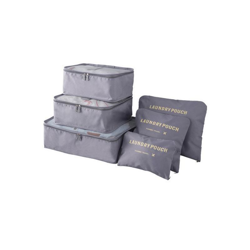 6 Pcs Luggage Organiser Set Seven Colours | StorageOZ