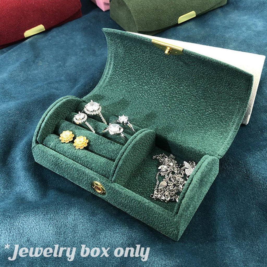 Flannel Travel Jewellery Case Six Colours | StorageOZ