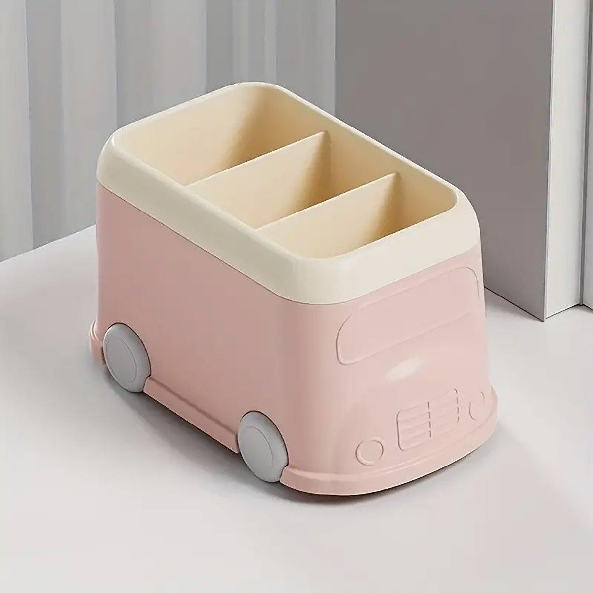 Bus Cartoon Desktop Pen Holder Two Colours | StorageOZ