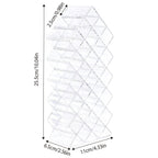 Vertical Clear Lipstick Rack for Vanity Storage | StorageOZ