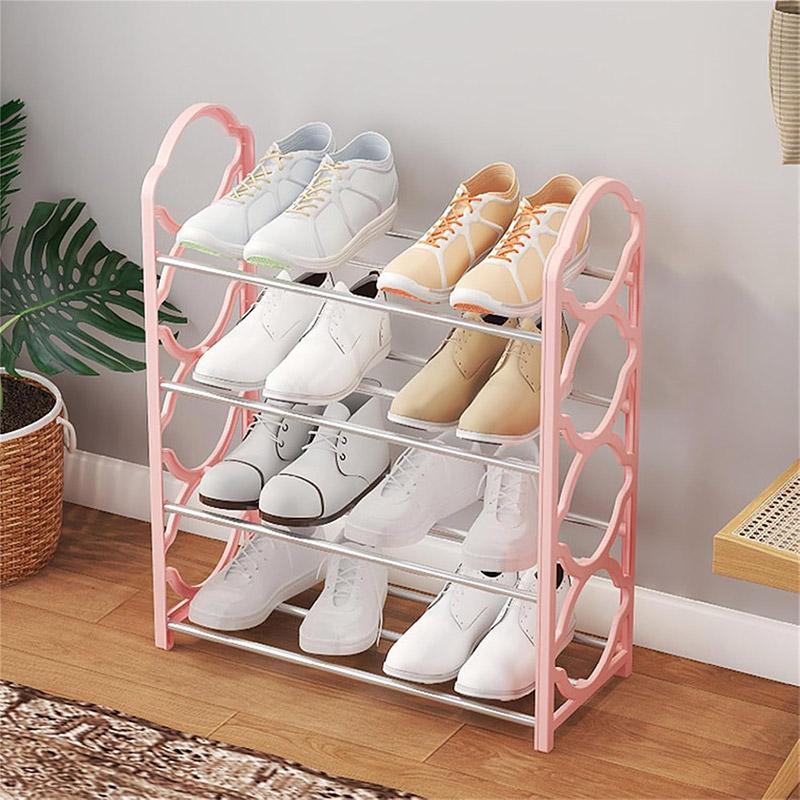 4 Tier Shoe Rack in Three Colours Organiser | StorageOZ