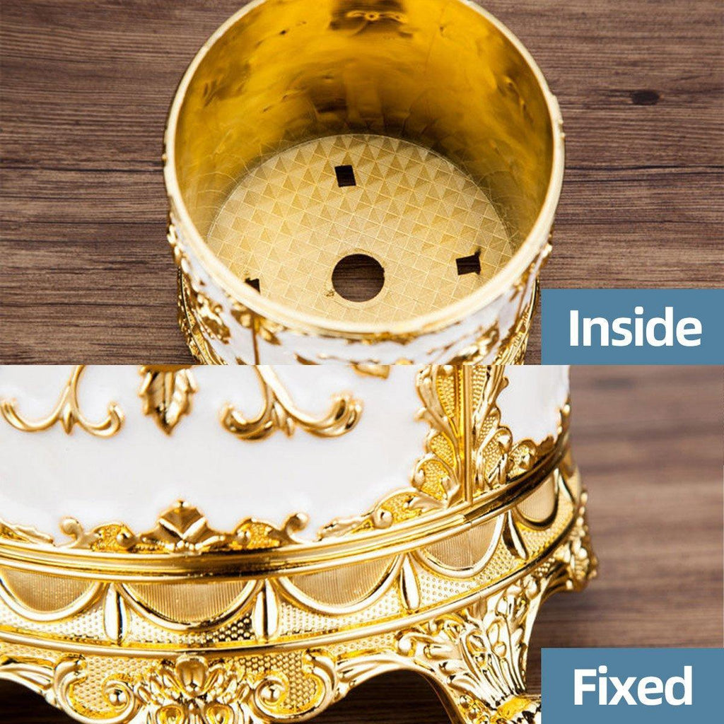 Round Tissue Boxes Two Colours Organiser | StorageOZ
