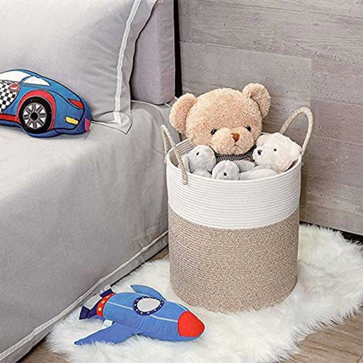 Cotton Rope Storage Basket Three Colourways | StorageOZ