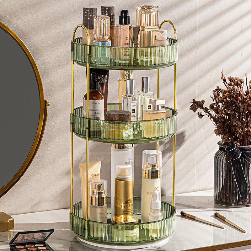 Rotating Cosmetic Organiser in Three Colours | StorageOZ