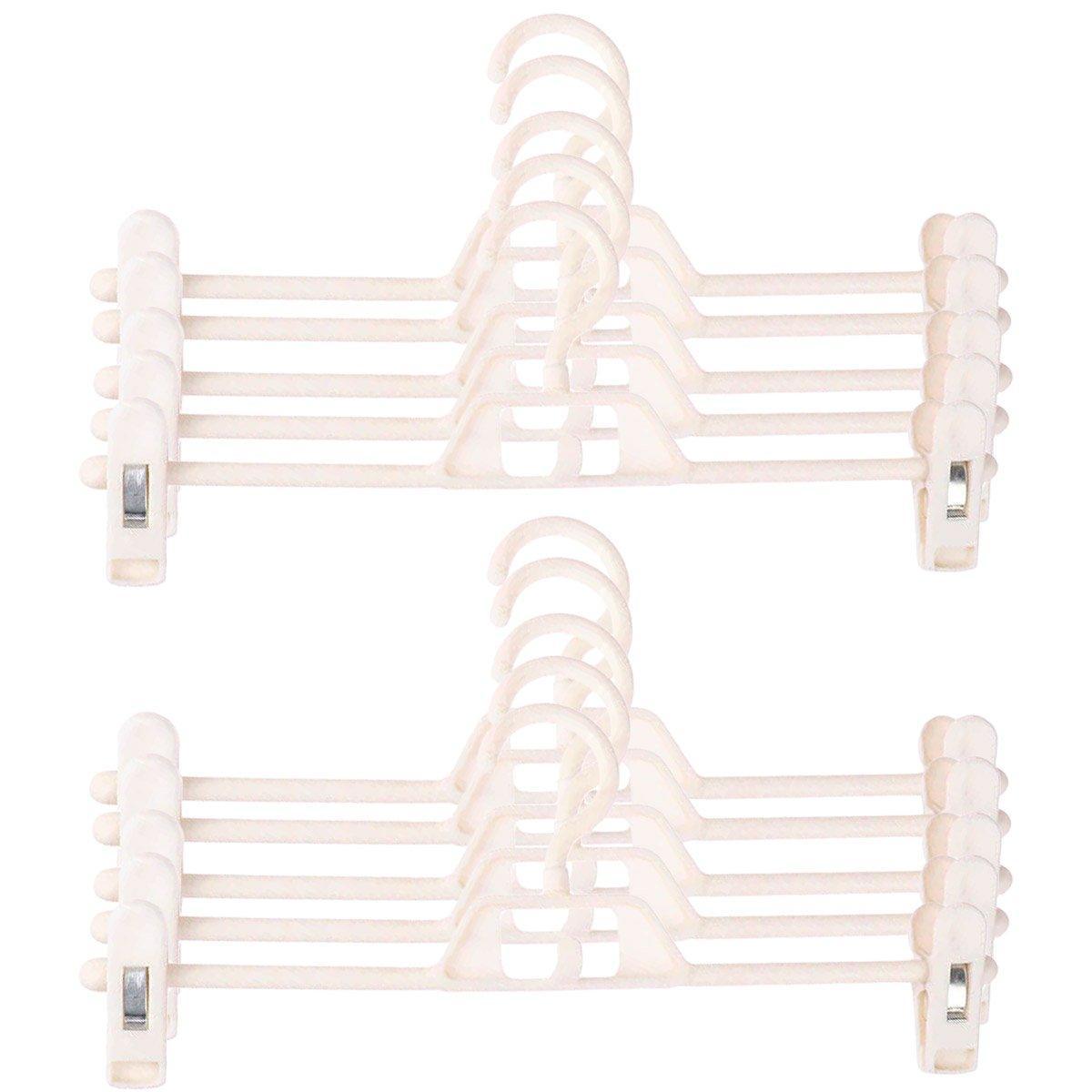10 Pcs Clip Trouser Hangers in Six Colours | StorageOZ