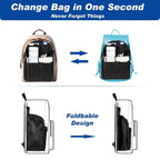 12 Pocket Travel Bag Insert in Six Colours | StorageOZ