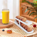 2 Tier Rolling Fridge Egg Dispenser Rack | StorageOZ