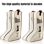 Home 4 Pcs Beige Boot Shoe Storage Bag Set | StorageOZ