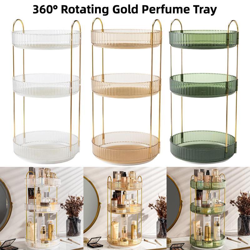 Rotating Cosmetic Organiser in Three Colours | StorageOZ