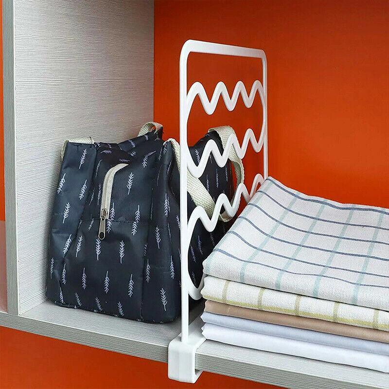 4 Pcs Clip On Closet Shelf Dividers Pack | StorageOZ