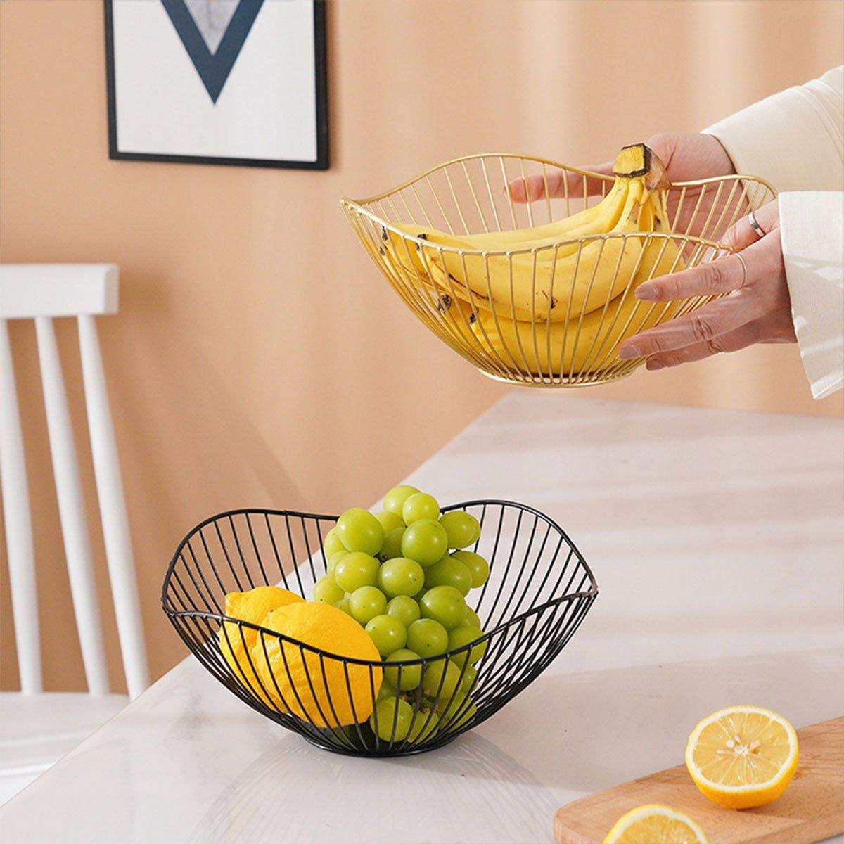 Large Iron Fruit Storage Basket Two Colours | StorageOZ
