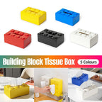 Building Block Tissue Box in Five Colours | StorageOZ