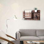 Wood Look Wall Shelf Storage Organiser Set | StorageOZ
