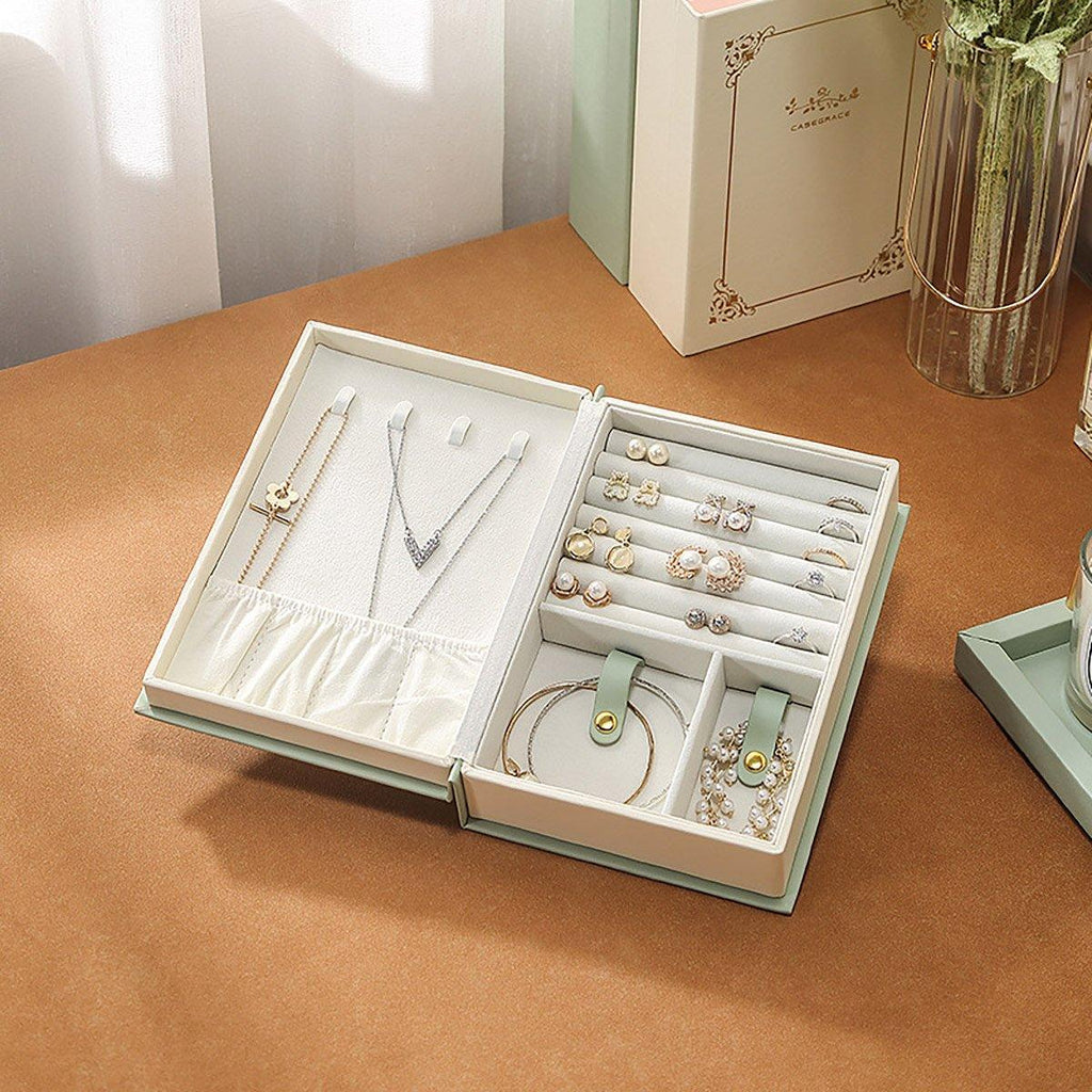 Book Style Jewellery Box in Three Colours | StorageOZ