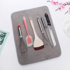 3 Pcs Microfiber Kitchen Dish Drying Mats | StorageOZ