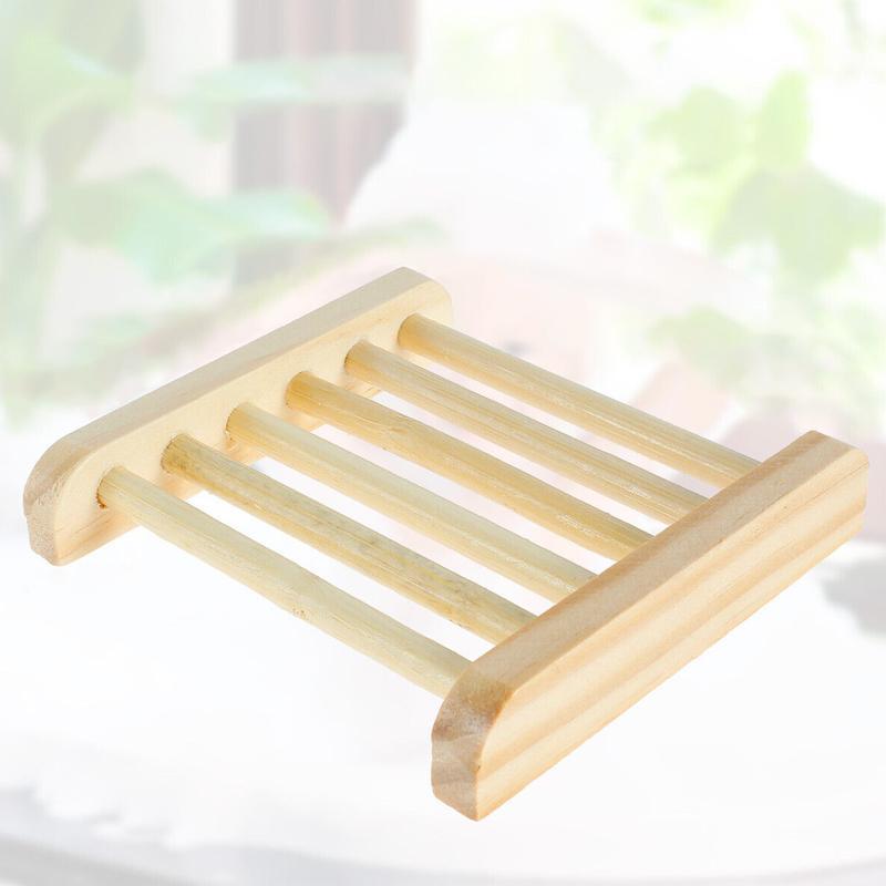 10 Pcs Bamboo Soap Holder Drain Rack Set | StorageOZ