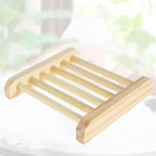 10 Pcs Bamboo Soap Holder Drain Rack Set | StorageOZ