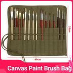 Canvas Brush Roll Art Storage Organiser Set | StorageOZ