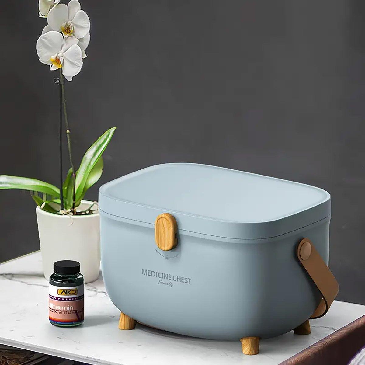Double Layer Family Medicine Storage Box | StorageOZ