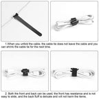 100 Pcs Reusable Cable Ties Two Colour Packs | StorageOZ