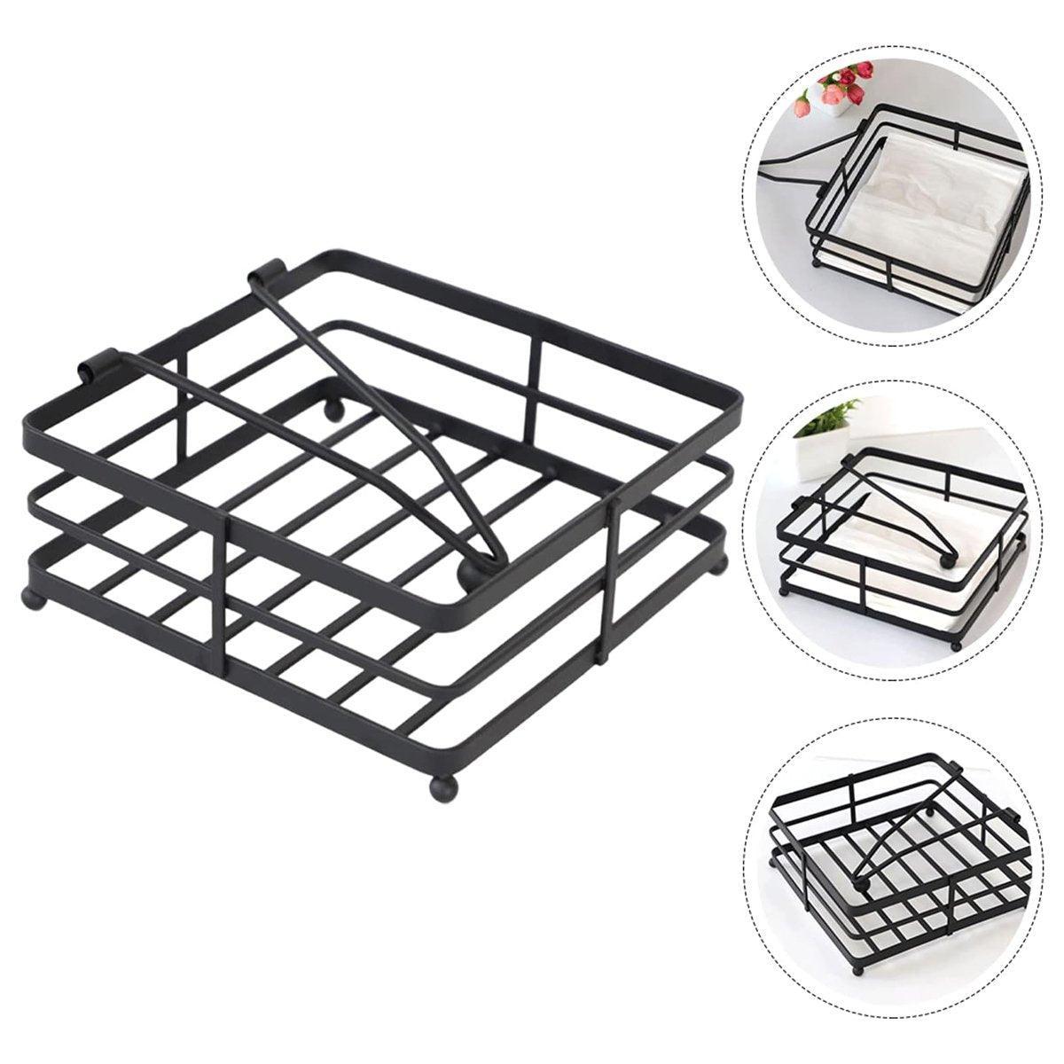 Black Paper Holder Kitchen Storage Organiser | StorageOZ