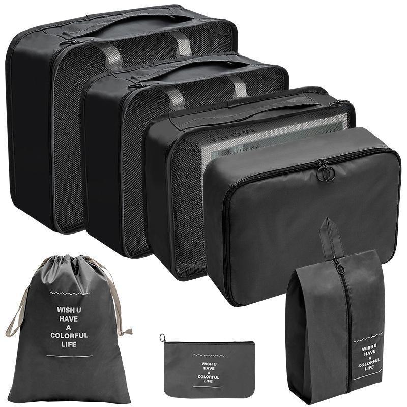 7 Pcs Oxford Packing Cube Set Six Colours | StorageOZ