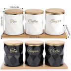 Canister Sets Two Colours Kitchen Organiser | StorageOZ