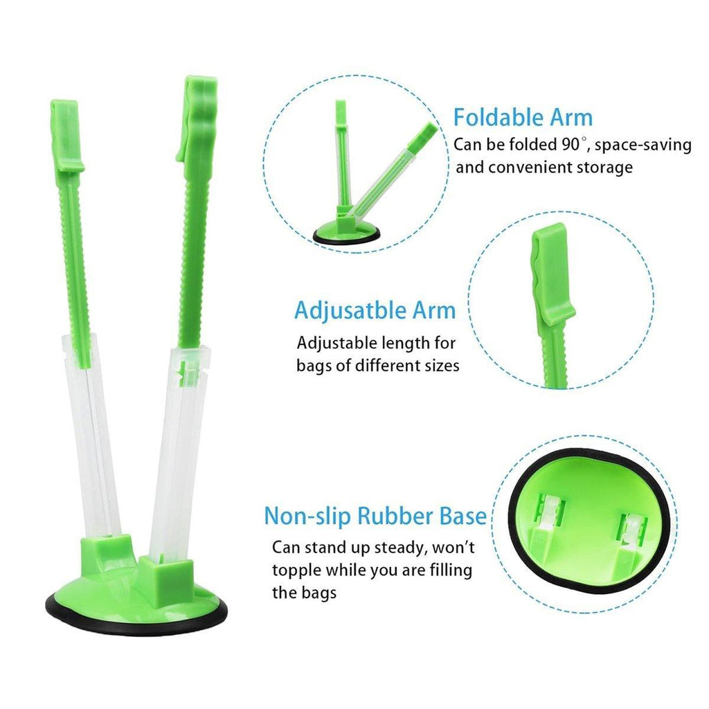 8 Pcs Kitchen Bag Holder Stand Organiser | StorageOZ