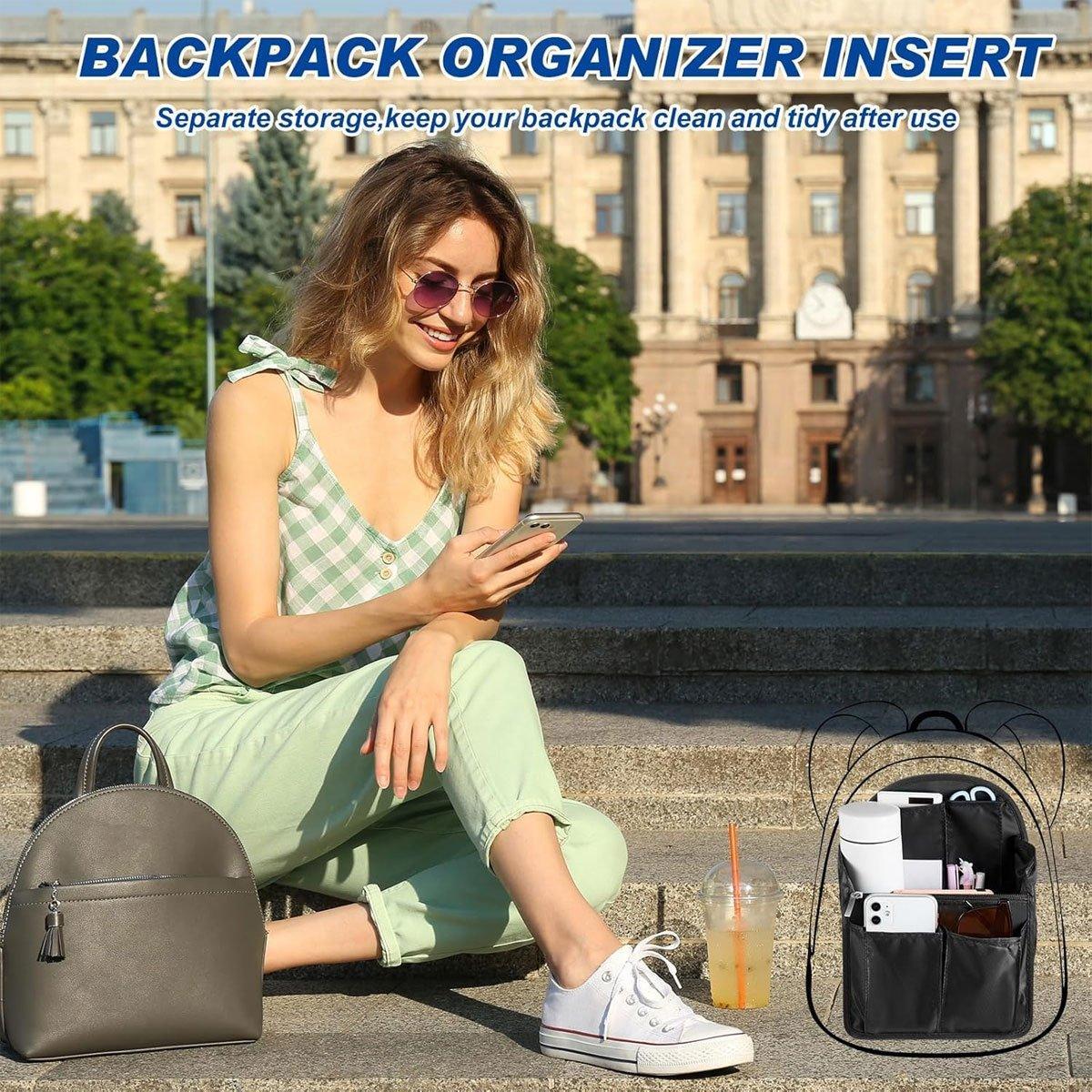 12 Pocket Travel Bag Insert in Six Colours | StorageOZ