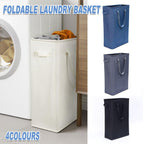 Slim Foldable Oxford Laundry Basket Four Colours | StorageOZ