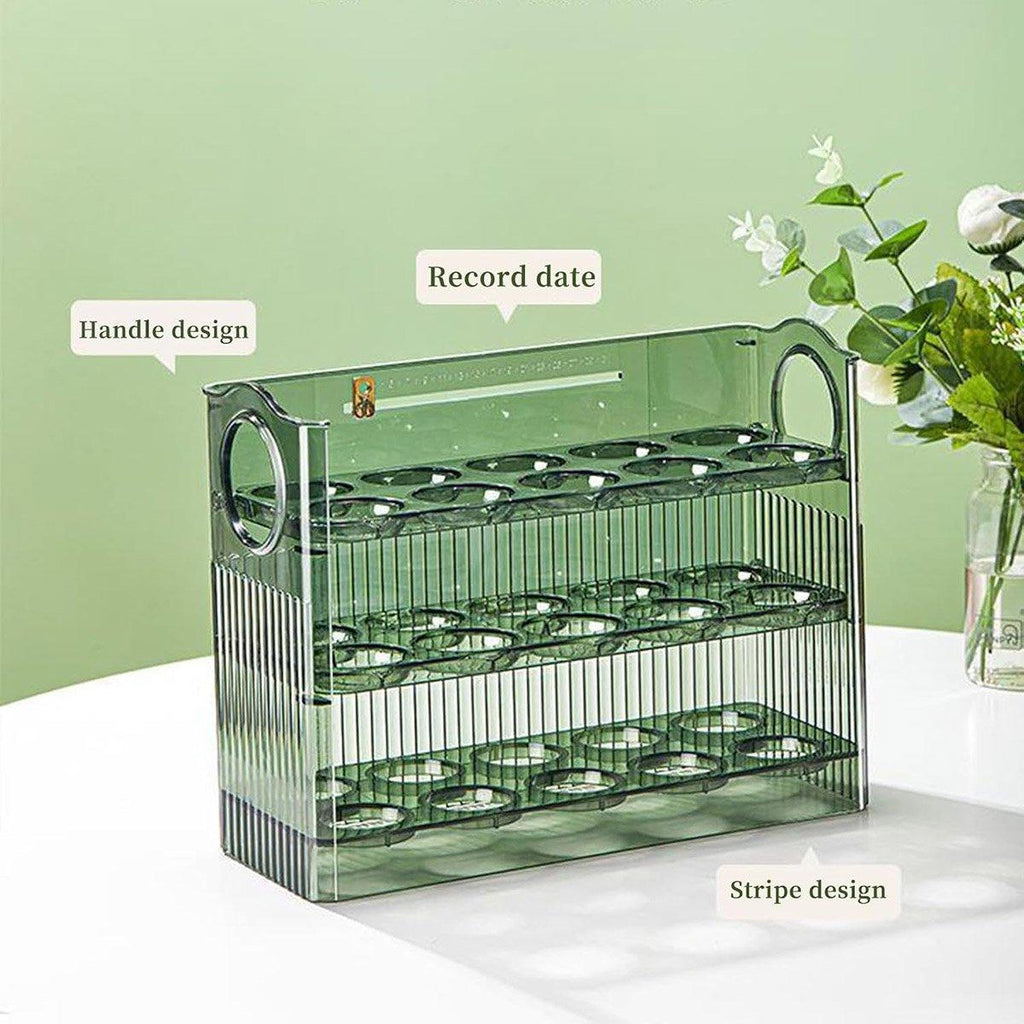 Egg Storage Boxes Two Colours Organiser Set | StorageOZ