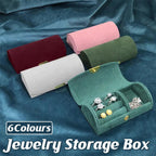 Flannel Travel Jewellery Case Six Colours | StorageOZ