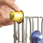 Silver Rotary Coffee Stand Kitchen Organiser | StorageOZ