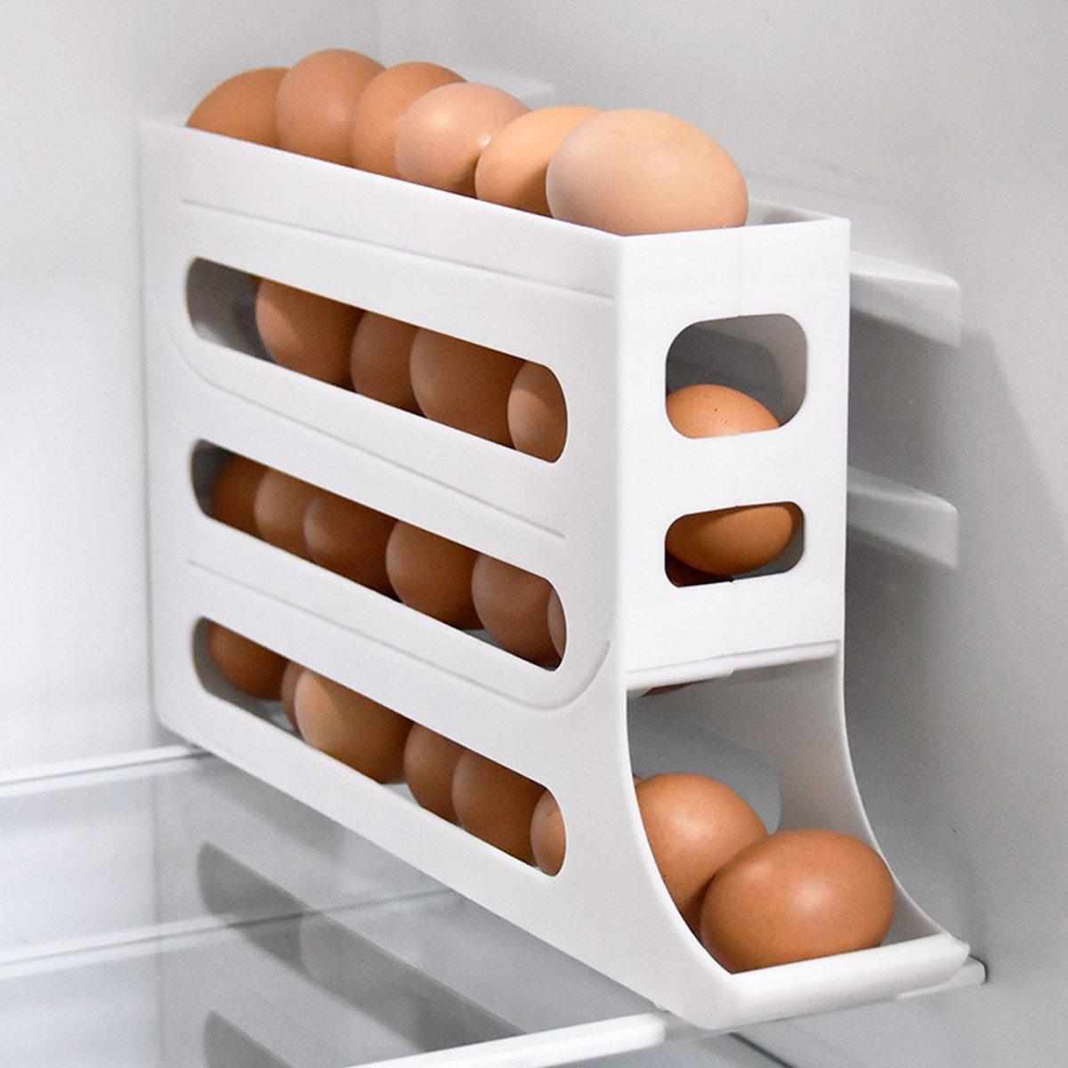 Scrolling Fridge Egg Rack Holder Organiser | StorageOZ