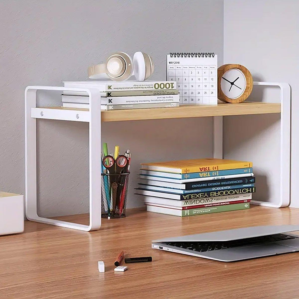 Adjustable Desktop Bookshelf One or Two Tiers | StorageOZ