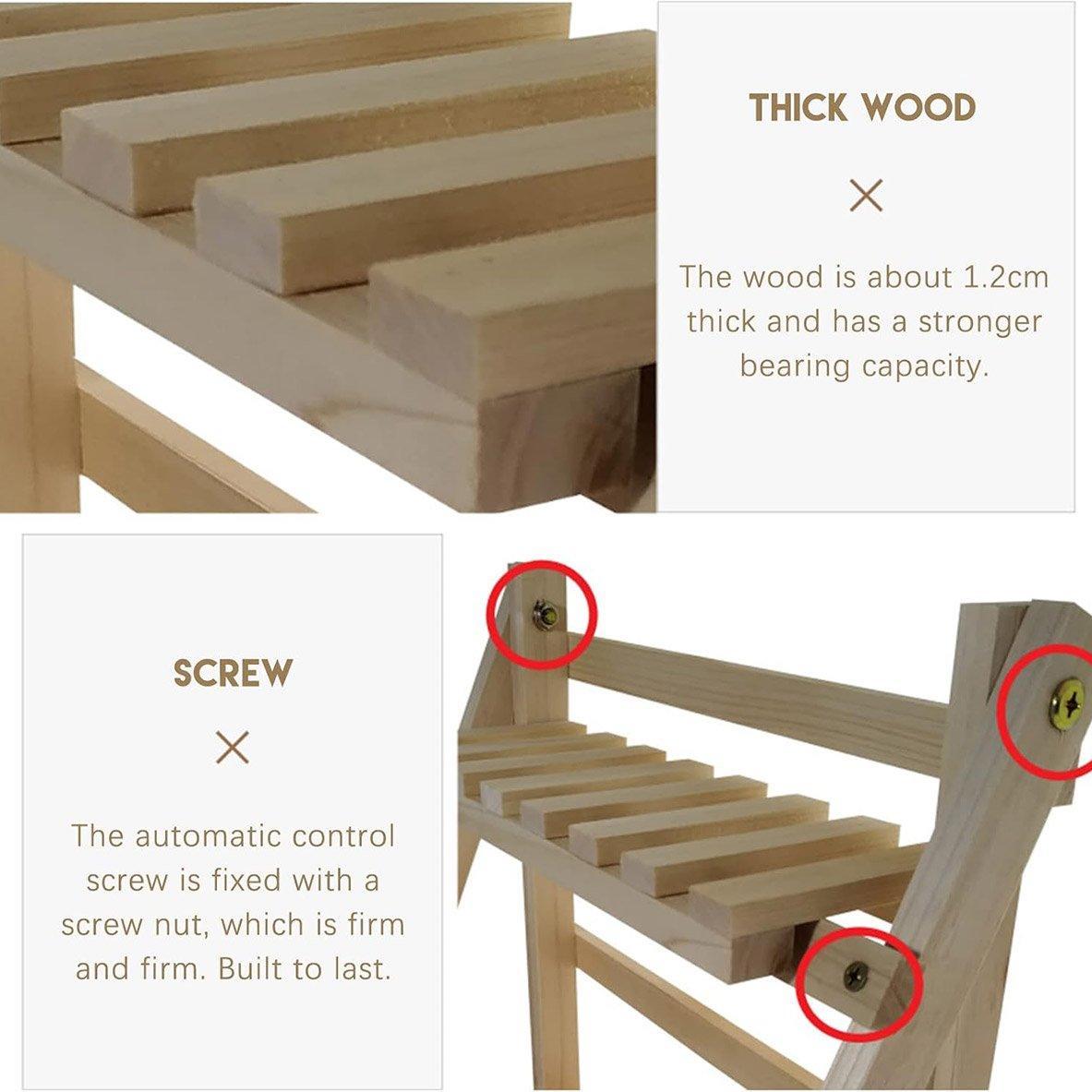 2 Tier Wooden Desktop Shelf with Slatted Trays | StorageOZ