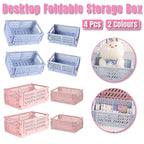 4 Pcs Stackable Storage Baskets Two Colours | StorageOZ