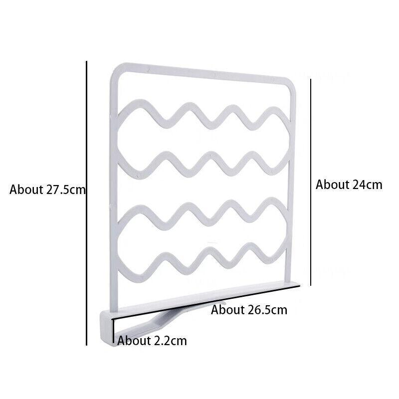 4 Pcs Clip On Closet Shelf Dividers Pack | StorageOZ