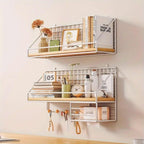 Iron Wood Wall Storage Rack Four Variants | StorageOZ