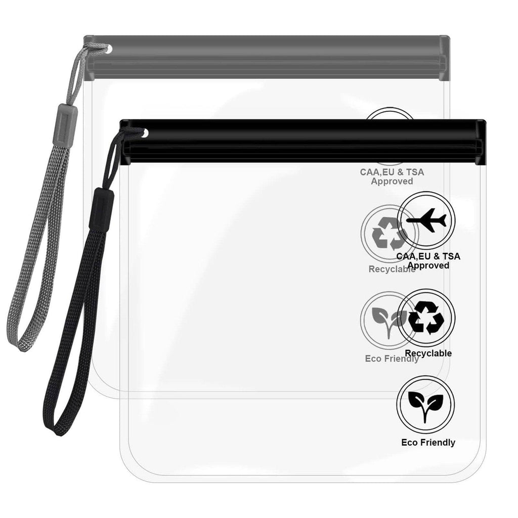 10 Pcs EVA Frosted Zipper Pouches Two Colours | StorageOZ