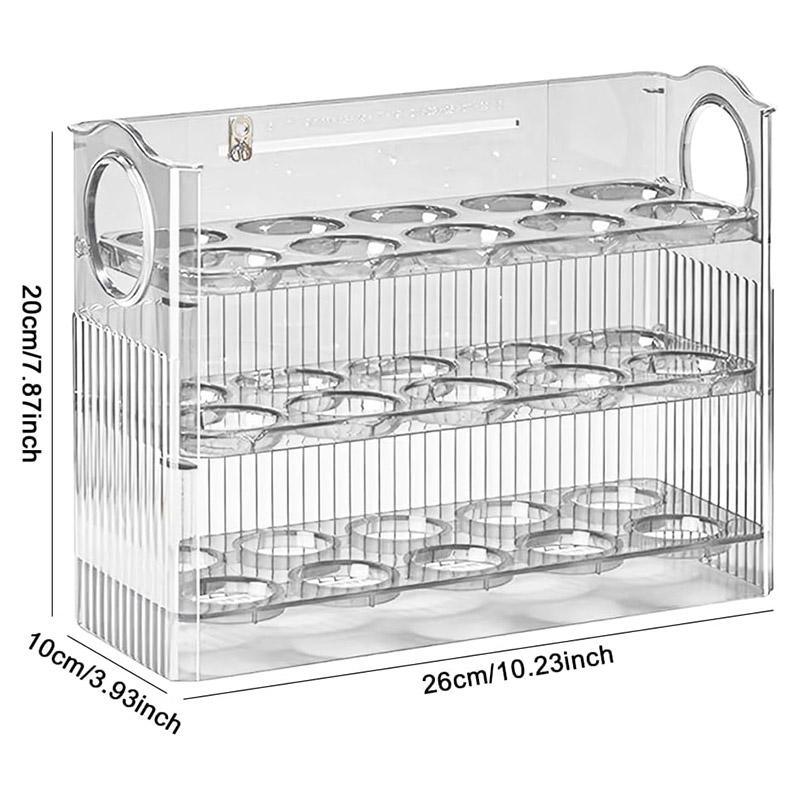 Egg Storage Boxes Two Colours Organiser Set | StorageOZ
