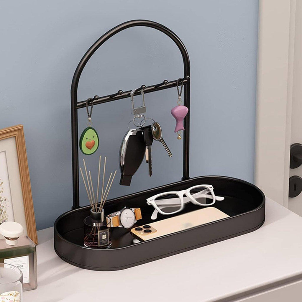 Entryway Key Hanger Rack in Black or White | StorageOZ