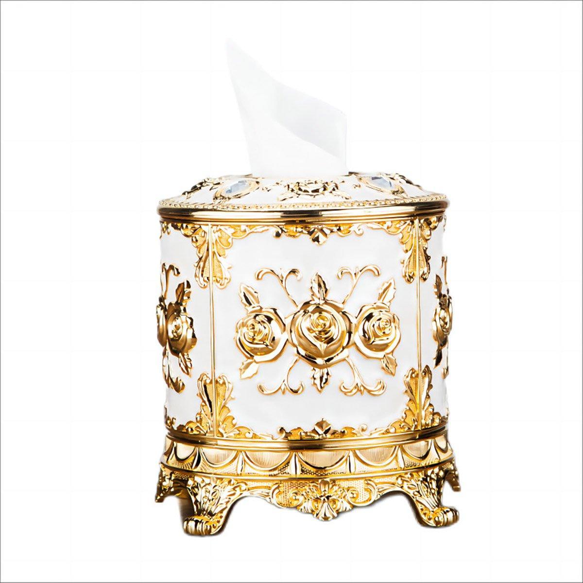 Round Tissue Boxes Two Colours Organiser | StorageOZ