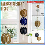Cotton Rope Hat Rack in Four Pack Options | StorageOZ