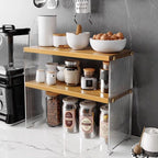2 Tier Acrylic Cup Holder Desktop Storage | StorageOZ