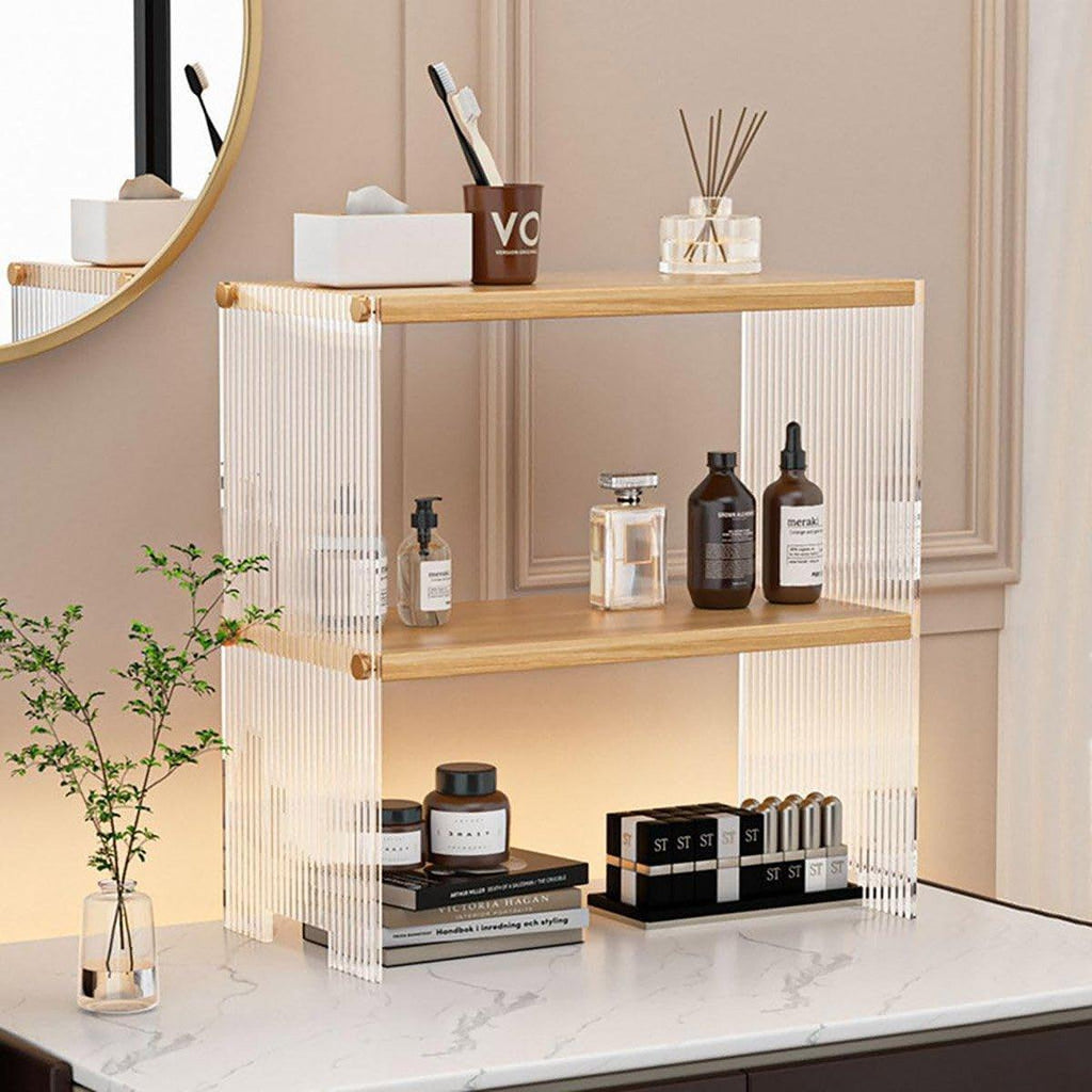 2 Tier Acrylic Cup Holder Desktop Storage | StorageOZ