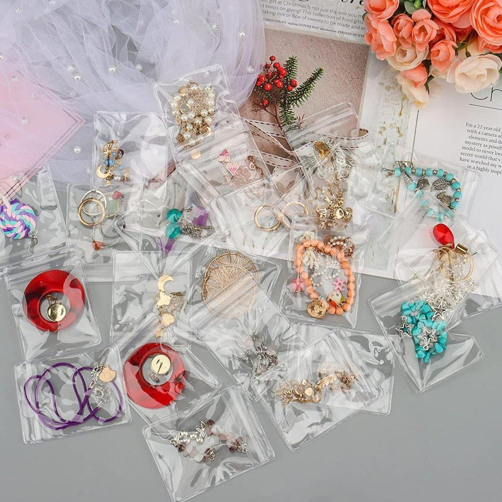 100 Pcs Jewellery Bags Several Sizes Organiser | StorageOZ