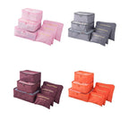 6 Pcs Luggage Organiser Set Seven Colours | StorageOZ