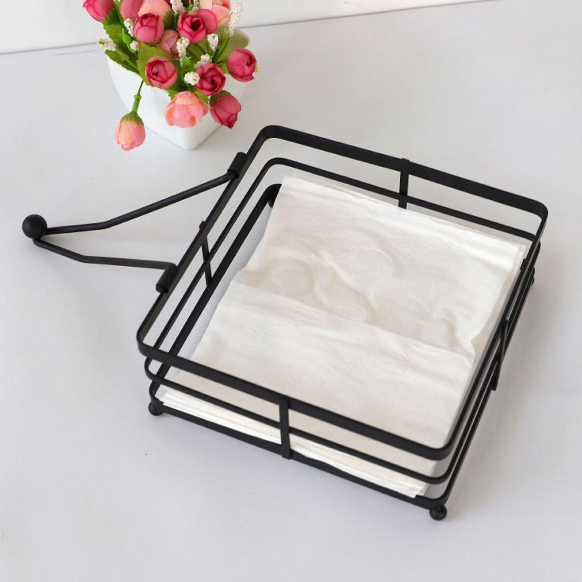 Black Paper Holder Kitchen Storage Organiser | StorageOZ