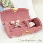 Flannel Travel Jewellery Case Six Colours | StorageOZ
